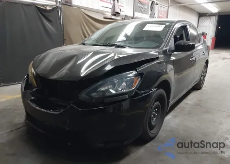 2017 Nissan Sentra S z USA, uszkodzony, nr VIN 3N1AB7AP2HY355260